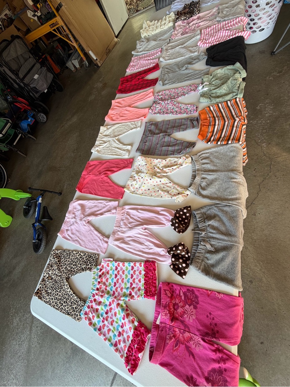 Ova 25Baby Girl 0–6M Clothing Bundle – Leggings, Shorts & Diaper Covers/Wrappers